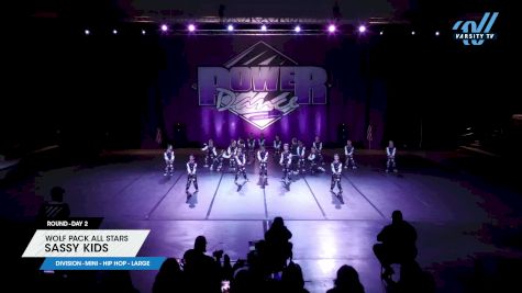 Wolf Pack All Stars - Sassy Kids [2024 Mini - Hip Hop - Large Day 2] 2024 Power Dance Grand Nationals