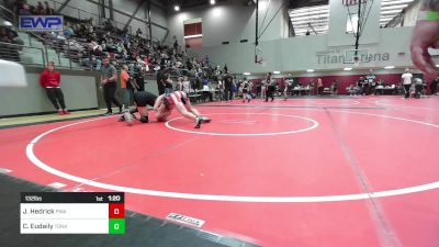 132 lbs Rr Rnd 2 - Jordan Hedrick, Perry Wrestling Academy vs Clayton Eudaily, Tonkawa Takedown Club