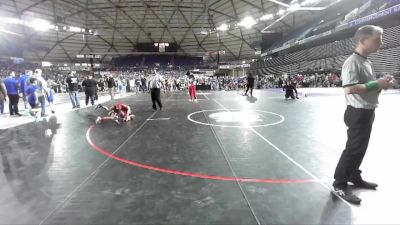 56 lbs Cons. Round 2 - Andrew Barajas, Moses Lake Wrestling Club vs Boone Sansom, Moses Lake Wrestling Club