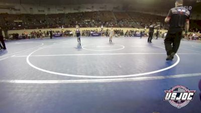 70 lbs Quarterfinal - Kason Wolfe, Keystone Wrestling Club vs Easton Mitchell, Wichita Wrestling Club