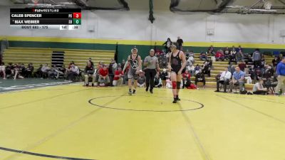 175 lbs Cons. Round 5 - Max Weimer, Springboro vs Caleb Spencer, Port Clinton