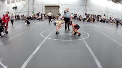 76 lbs Round 3 (4 Team) - Justin Salecedo, Iron Horse vs Chase Swartz, Pursuit WA