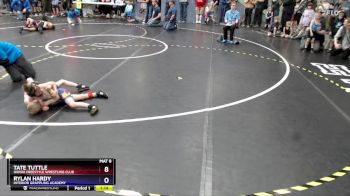 43 lbs Quarterfinal - Tate Tuttle, Nikiski Freestyle Wrestling Club vs Rylan Hardy, Interior Grappling Academy