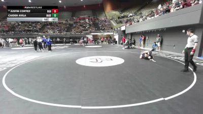 115 lbs Round Of 16 - Justin Cortez, Righetti vs Caiden Avila, Madera