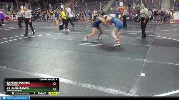 132 lbs Champ. Round 2 - Lilliana Banks, Team Wisconsin vs Camryn Mather, Team Kansas