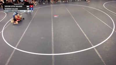150 lbs Cons. Round 5 - Taylon Little Soldier, MN Elite vs Gabrien Callies, Guerrilla Wrestling Club