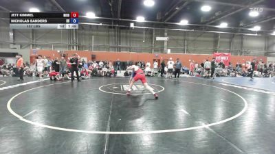 157 lbs Rr Rnd 6 - Jett Kimmel, Misdirection Mat Club - BHSE vs Nicholas Sanders, Head Hunters - BHSE