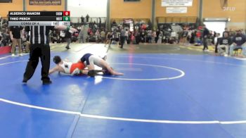 144 lbs Consi Of 4 - Alberico Mancini, Cranston West vs Theo Pesch, Westerly