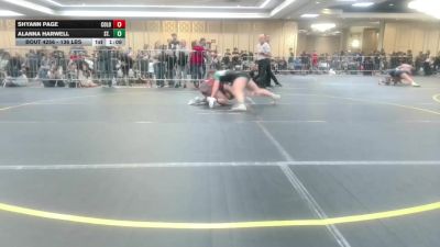 136 lbs Quarterfinal - Shyann Page, Colorado Outlaws vs Alanna Harwell, St. Marys