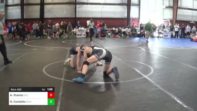 140 lbs Consi Of 8 #2 - Athan Stamis, Bitetto Trained vs Nicholas Condello, Berkeley