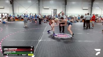 126 lbs Round 1 (4 Team) - Jake Thompson, Elevate Wrestling vs Jackson Lane, Level Up 2