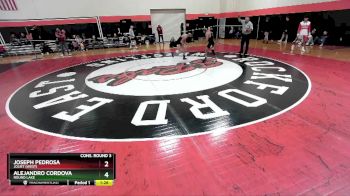 120 lbs Cons. Round 3 - Alejandro Cordova, ROUND LAKE vs Joseph Pedrosa, Joliet (WEST)