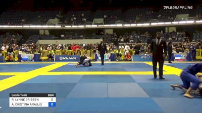 RITA LYNNE GRIBBEN vs ANA CRISTINA ARAUJO RODRIGUES 2021 World Jiu-Jitsu IBJJF Championship
