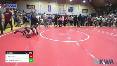 83-90 lbs Consi Of 8 #2 - Dewyatte Stout, Heat vs Messiah Stephenson, Pitbull Wrestling Academy