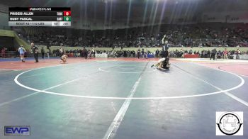 110 lbs Consi Of 16 #2 - Priseis Allen, Tonkawa vs Ruby Pascal, Bartlesville JH