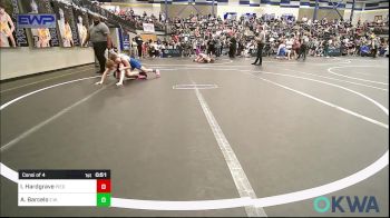 92 lbs Consi Of 4 - Isaac Hardgrave, Piedmont vs Asher Barcelo, Elgin Wrestling