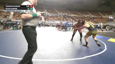 217-D4 Quarterfinal - Quinton Hickmon, American Leadership Academy - West Foothills vs Elijah Harper, Round Valley High School