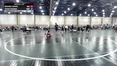 132 lbs Consi Of 16 #2 - Michael Capote, Colosseum Wrestling Club vs Justin Ramirez, Youth Impact Center Wrestling Club