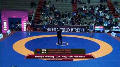 97 kg Semifinal - Camden McDanel, USA vs Kyle Santana, BRA
