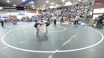 106 lbs Cons. Round 3 - Ricardo Quiros, Eleanor Roosevelt vs Logan Musgrave, Rim Of The World