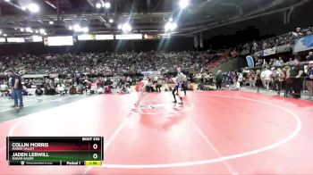 3A 106 lbs Semifinal - Collin Morris, Marsh Valley vs Jaden Lerwill, Sugar-Salem