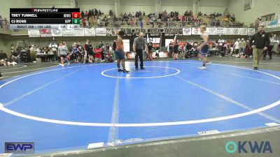 195 lbs Rr Rnd 3 - Trey Tunnell, Keystone Kids Wrestling Club vs Cj Ross, KIPP TULSA