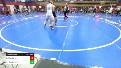 215 lbs Quarterfinal - Camden Dainty, Bartlesville High School vs Slade Theriot, Berryhill High School