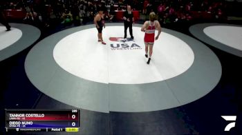 285 lbs Round 1 (16 Team) - Tannor Costello, LAWA-FR vs Diego Nuno, KTWA-FR