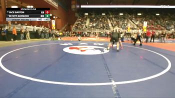 2A-285 lbs Champ. Round 1 - Elyott Gorsuch, Moorcroft vs Jace Barton, Kemmerer