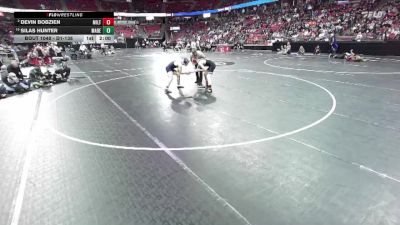 D1-138 lbs Champ. Round 1 - Silas Hunter, Madison East vs Devin Bobzien, Milton