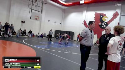 145 lbs Round 2 - Carlee Wilson, Lawrence Central Bears vs Jane Smiley, Seeger
