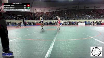 200 lbs Round Of 16 - Addison Bass, Elgin Wrestling vs Autumn Jones, Edmond North