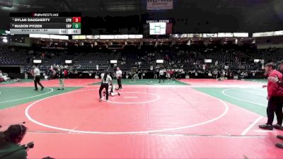 95 lbs 1st Place Match - Dylan Daugherty, CPWA vs Mason Pitzen, EMPA