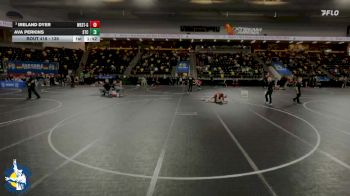 135 lbs Champ. Round 2 - Ireland Dyer, Omaha Westside Girls vs Ava Perkins, South Tama