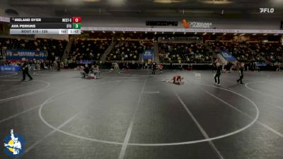 135 lbs Champ. Round 2 - Ireland Dyer, Omaha Westside Girls vs Ava Perkins, South Tama