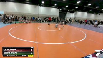 106 lbs 1st Place Match - Cooper Brown, Best Trained Wrestling vs Calan Manley, Team Grind House Wrestling Club