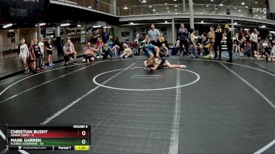 92 lbs Round 6 (8 Team) - Mark Garren, Florida Scorpions vs Christian Bushy, Junior Terps