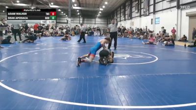 106 lbs Allday - Sean Apodaca, DARKHORSE vs Adam Walker, TRIANGLE WRESTLING CLUB