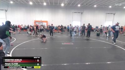 45 lbs 1st Place Match - Webster Nobles, Coastal Elite Wrestling vs Masai Oliver, Summerville Takedown