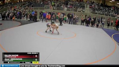 63 lbs Cons. Round 4 - Dillon Mackie, Lebanon Mat Club vs Isaac Greenwood, Chetco Bears