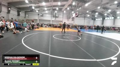 85 lbs Cons. Round 1 - Elijiah Mooney, Carrollton Thunder Wrestling vs Norman Malinowski, El Paso Enforcers Wrestling Club