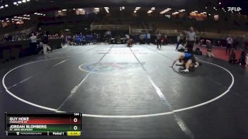 144 lbs Cons. Round 2 - Jordan Blomberg, St. John Neumann vs Guy Hoke, Charlotte Hs