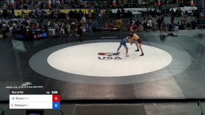 138 lbs Rnd Of 64 - Alex Braun, MN vs Zachary Stewart, IL