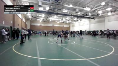113 lbs Champ. Round 2 - Jeremy Arias, Cabrillo (Long Beach) vs Maxwell Matito, Los Osos