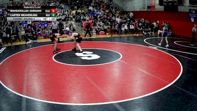 107 lbs Champ. Round 1 - Wahdatullah Quraishi, Fox Chapel Area Hs vs Carter Weaverling, Meyersdale Area Hs