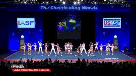 Flyers All Starz - Notoriou5 [2025 L5 International Open Small Coed Semis] 2025 The Cheerleading Worlds