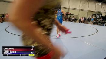 130 lbs Round 4 (6 Team) - Faith Burgess, Michigan vs Fabiola Guerra-Guardado, Minnesota