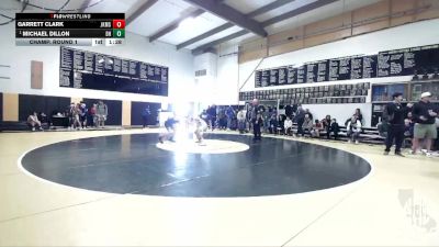 89 lbs Champ. Round 1 - Michael Dillon, Dark Horse vs Garrett Clark, Joesph Kerr Middle School