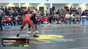165 lbs Cons. Semi - Jordan Hardrick, Ohio Northern University vs Dylan Briggs, Olivet College