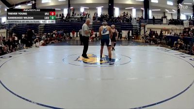 157 lbs Quarters & 1st Wb (16 Team) - Sandejago Wilson, Long County vs Trever Young, Upson Lee